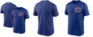 Nike Men's Royal Chicago Cubs Wordmark Legend T-shirt